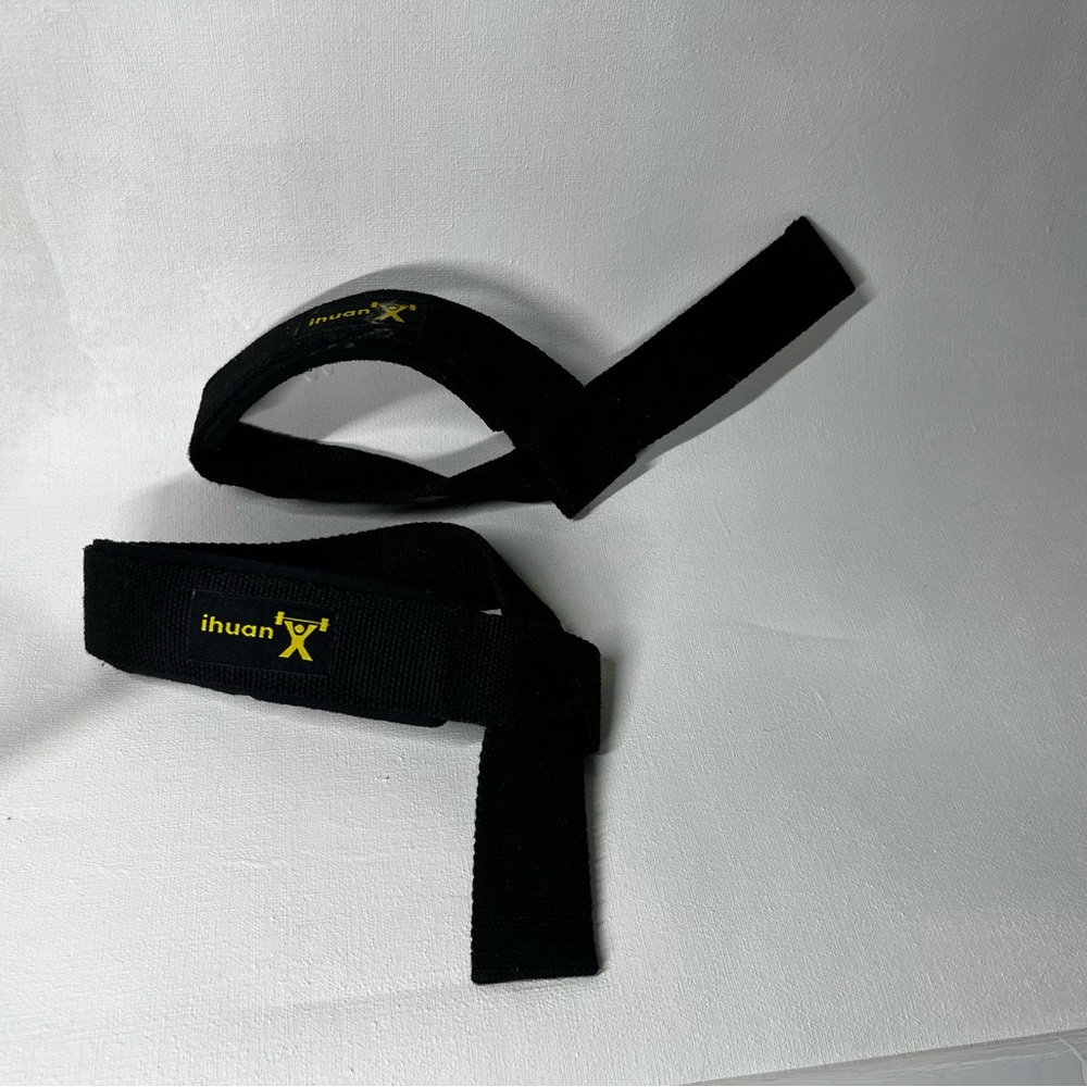 Black Nylon Lifting Straps - Picture 2 of 2